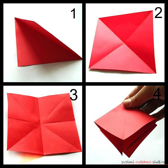 Оригами дракон, схема. Фото №1